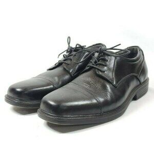 Giorgio Brutini Cap Toe Oxfords Men's Sz 9 Black Leather Uppers
